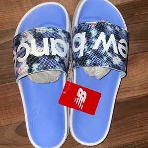 New Balance 200 Slides Women’s 11B Vibrant Violet Sandals Shoes SWF200FG NWT